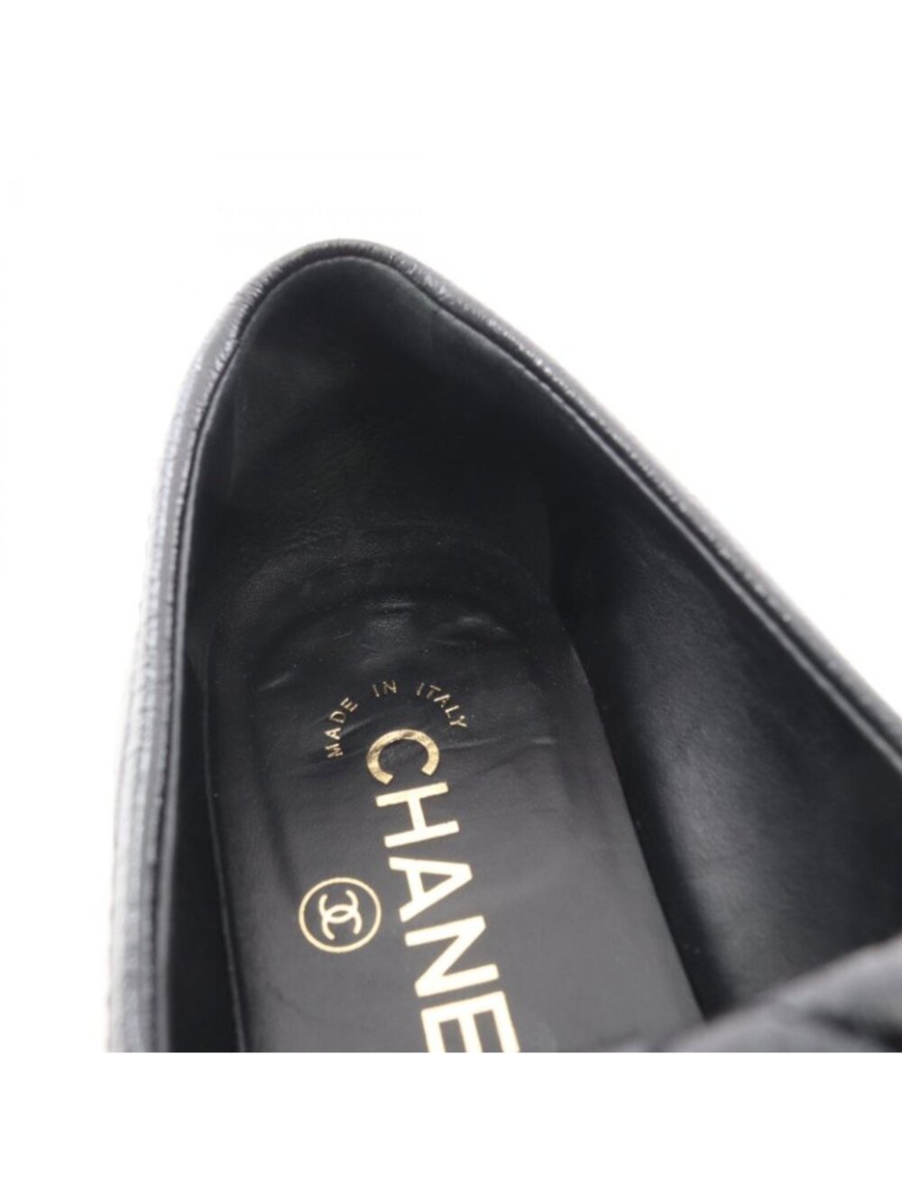 Chanel Loafers Quilted Turnlock Leather - Picture 9 of 10